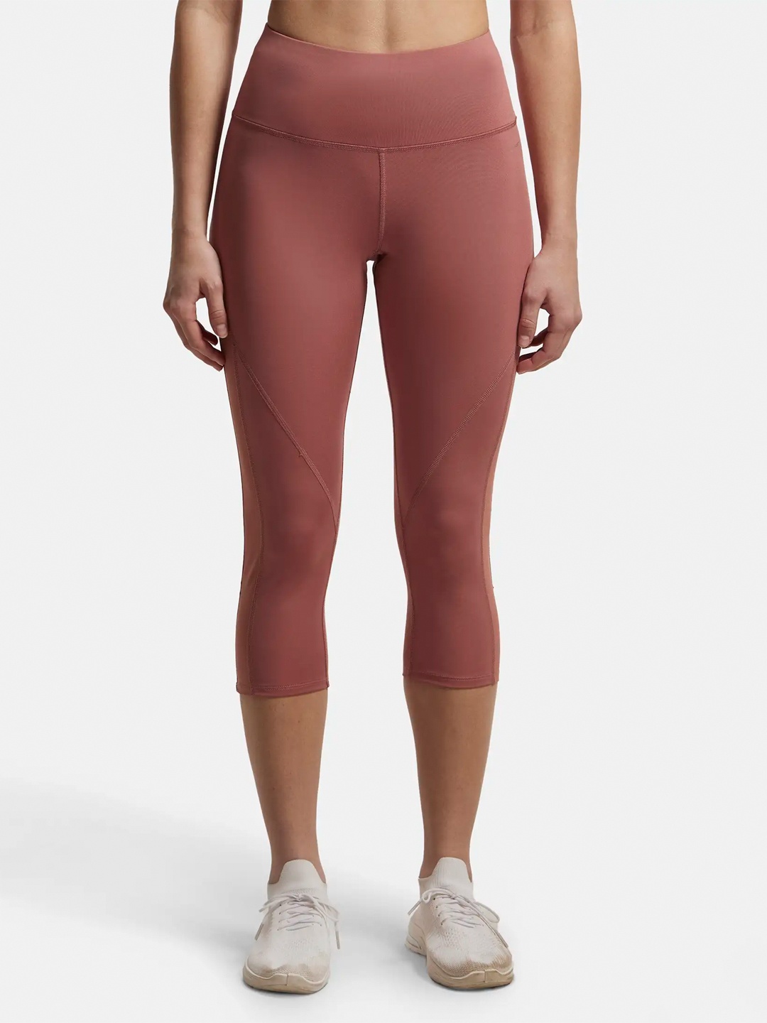 

Jockey Microfiber Stretch Slim Fit Capri with Back Waistband Pocket-MW36, Rose