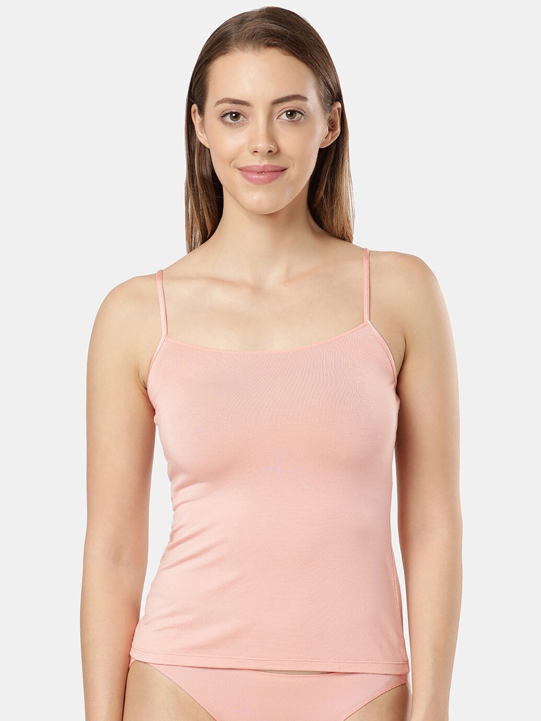 

Jockey Stretch Camisole with Adjustable Straps and StayFresh Treatment, Peach