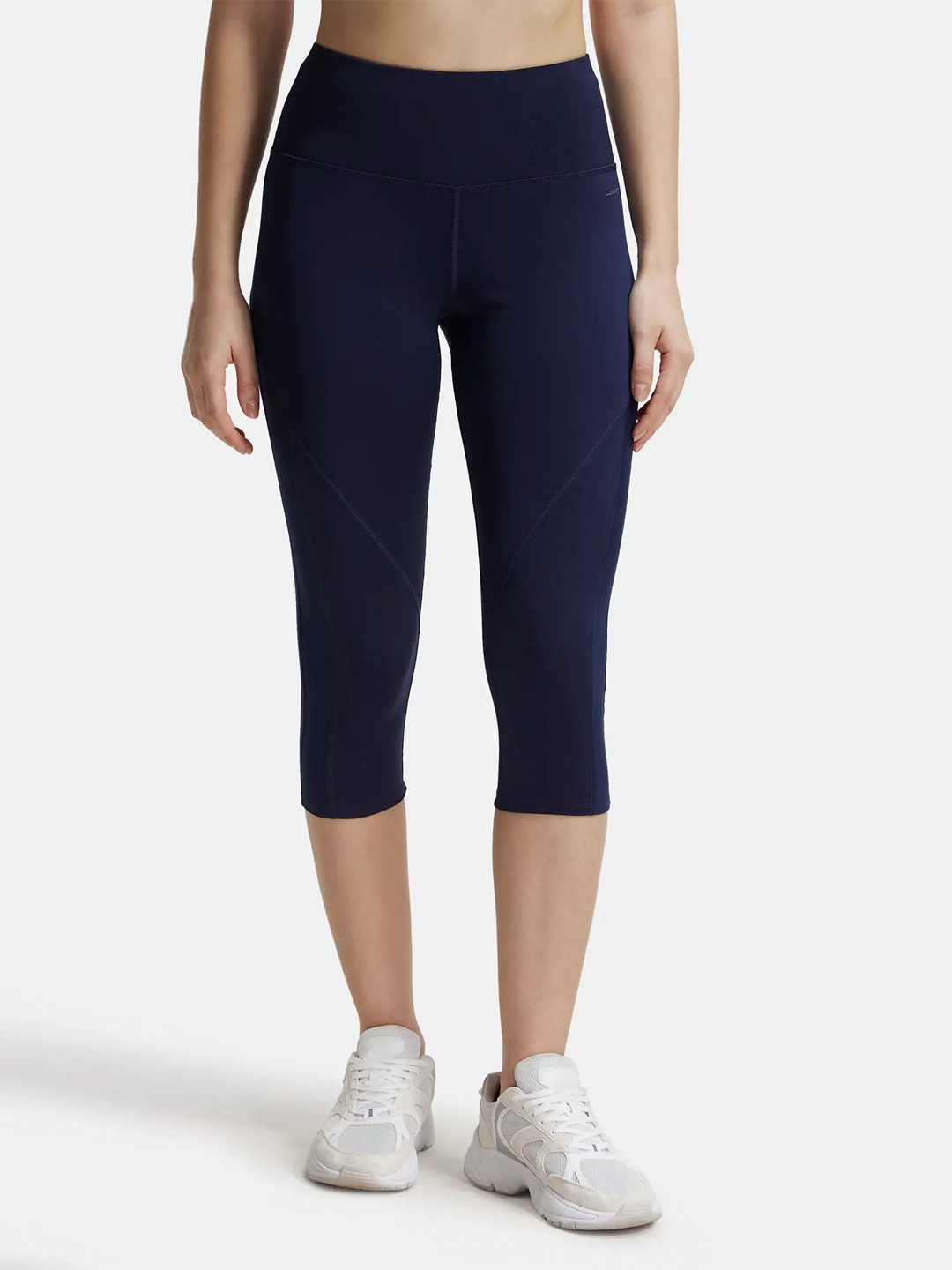 

Jockey Microfiber Stretch Slim Fit Capri with Back Waistband Pocket-MW36, Navy blue