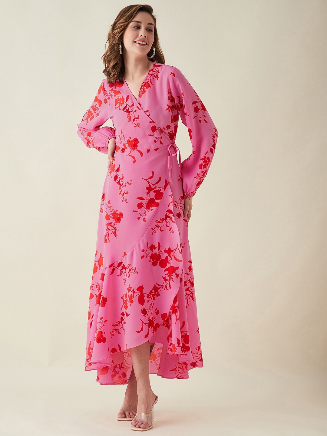 

JUNE & HARRY Floral Maxi Dress, Pink