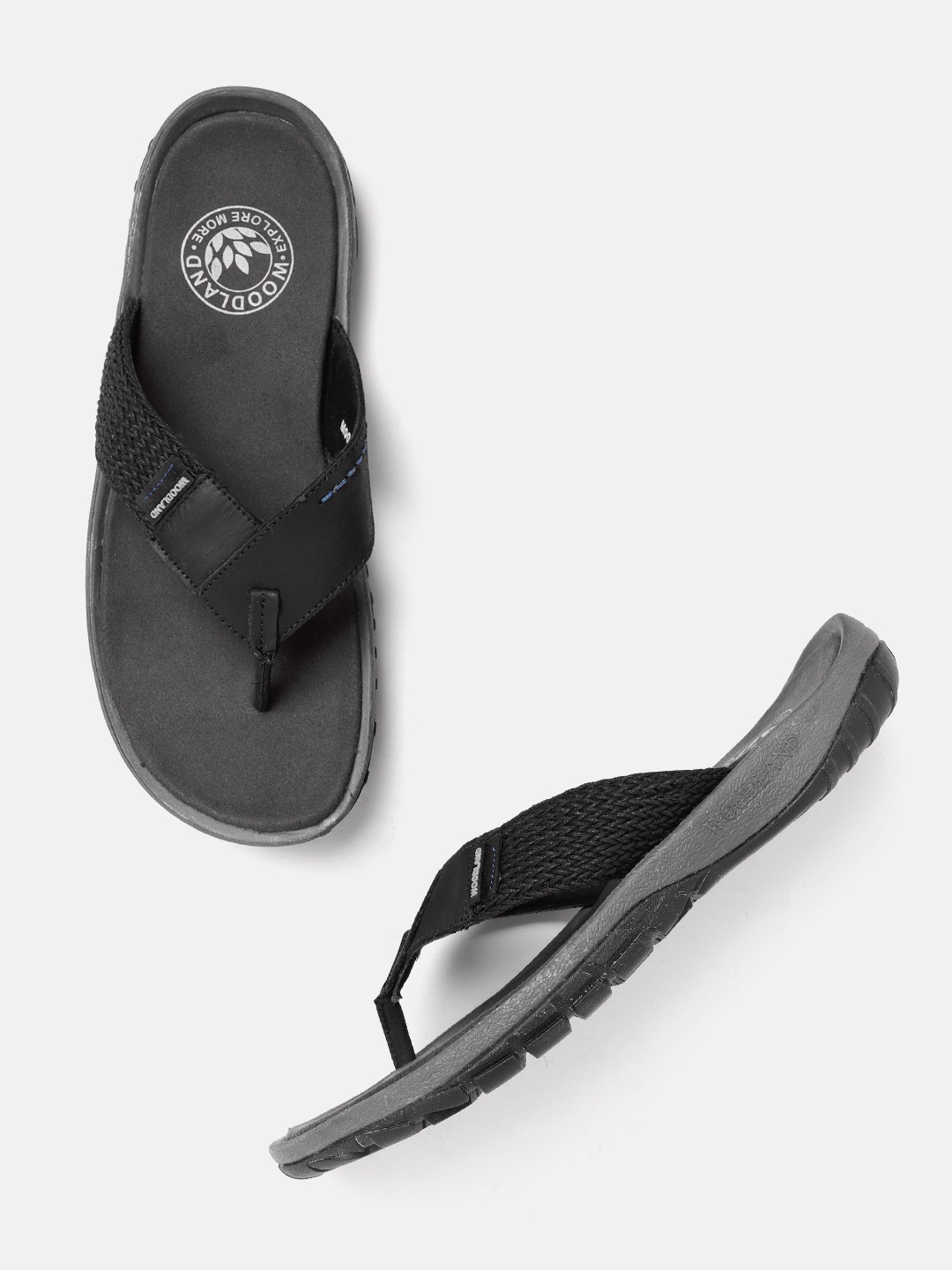 

Woodland Men Comfort Sandals, Black