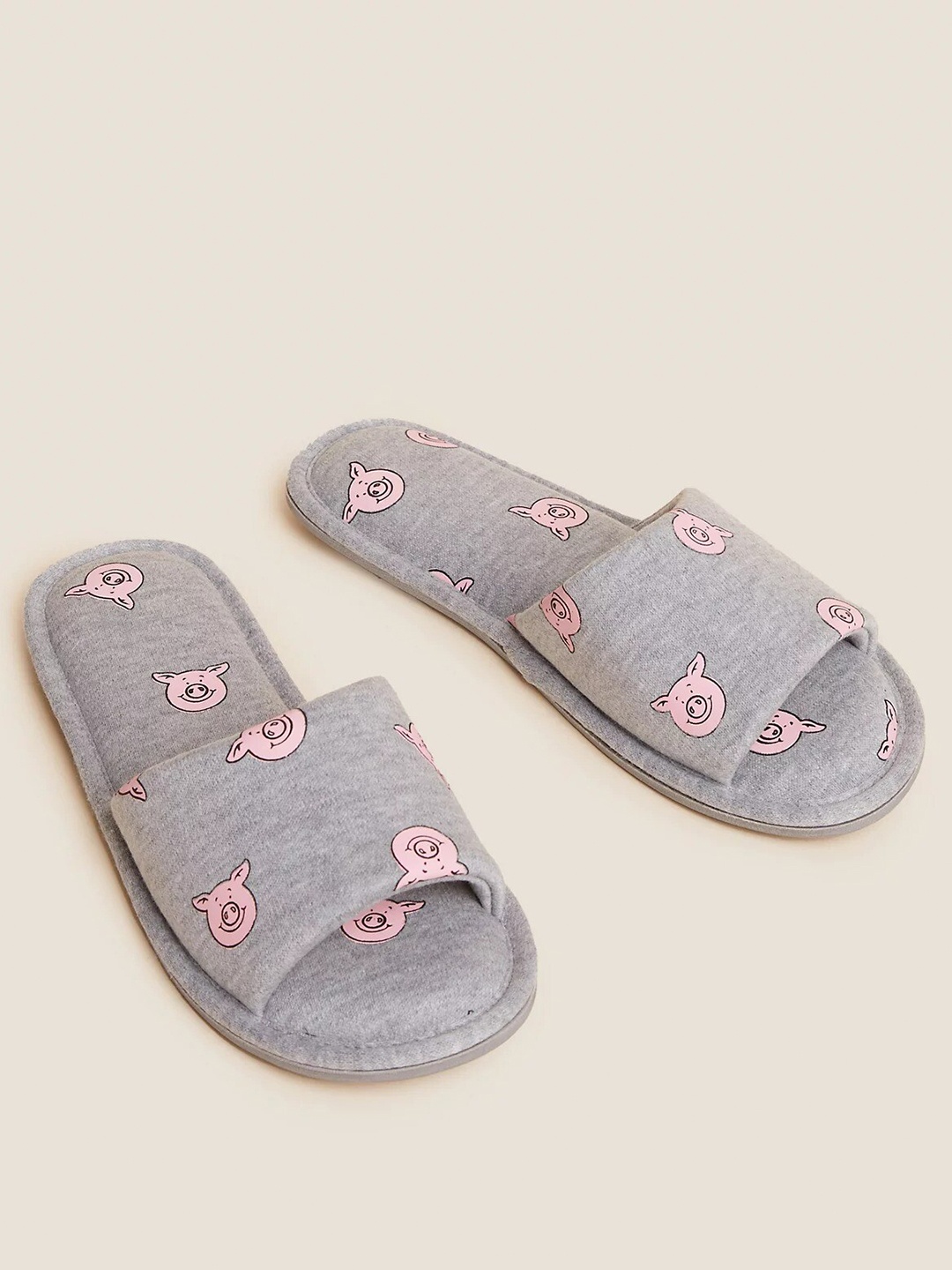 

Marks & Spencer Women Printed Sliders, Grey