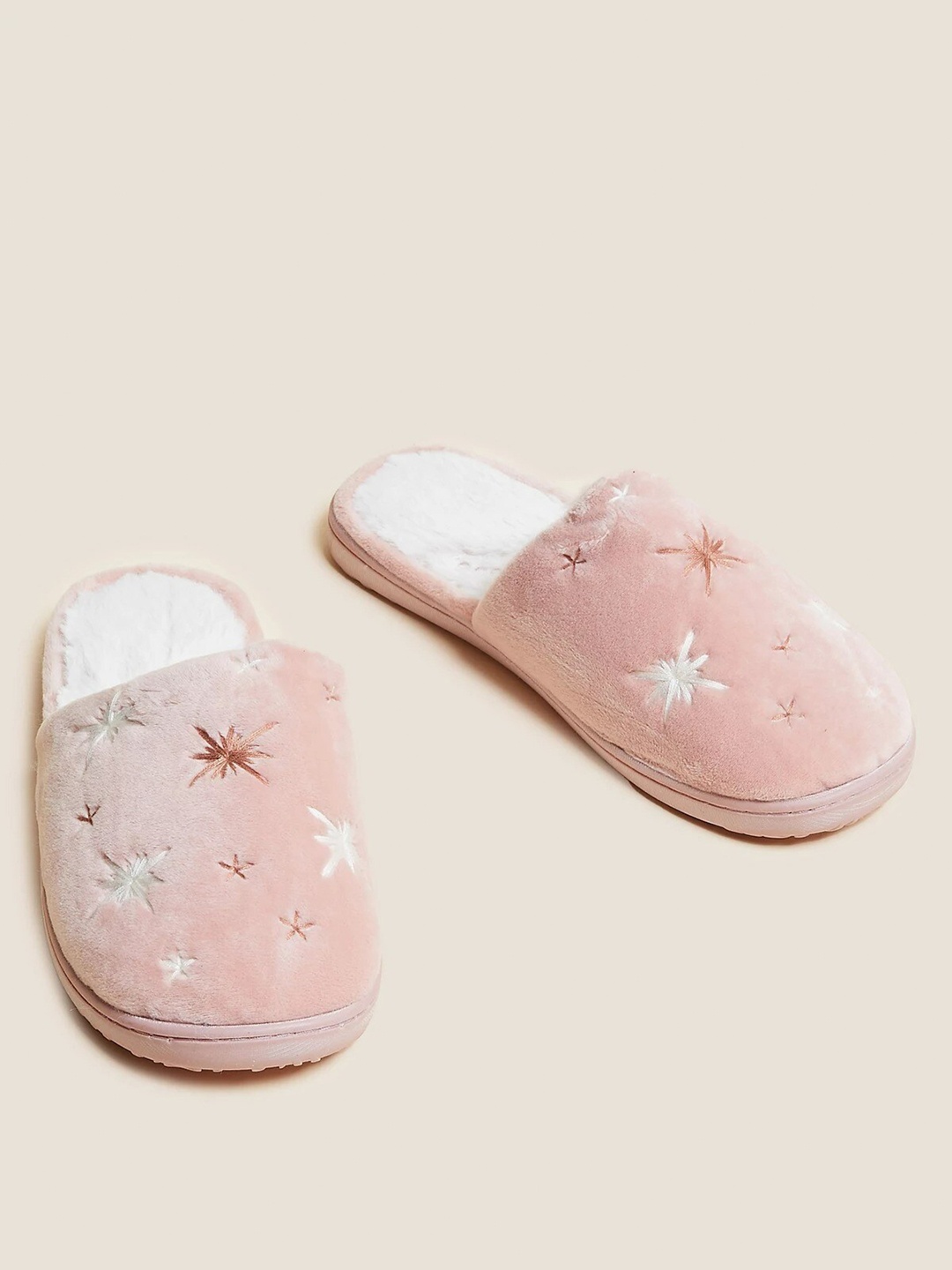 

Marks & Spencer Women Printed Room Slippers, Pink