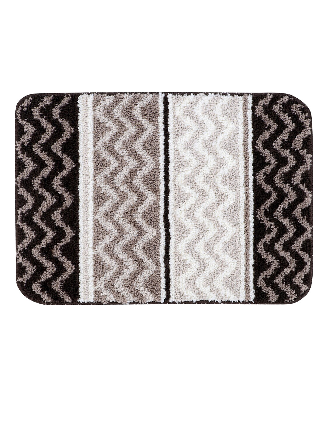 

Pano Waves Brown & White Printed 1000 GSM Anti-Slip Bath Mat