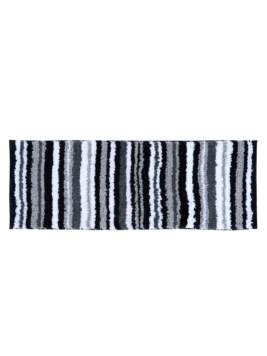 

Pano Griffie Grey & Black Striped 1600 GSM Bath Rug