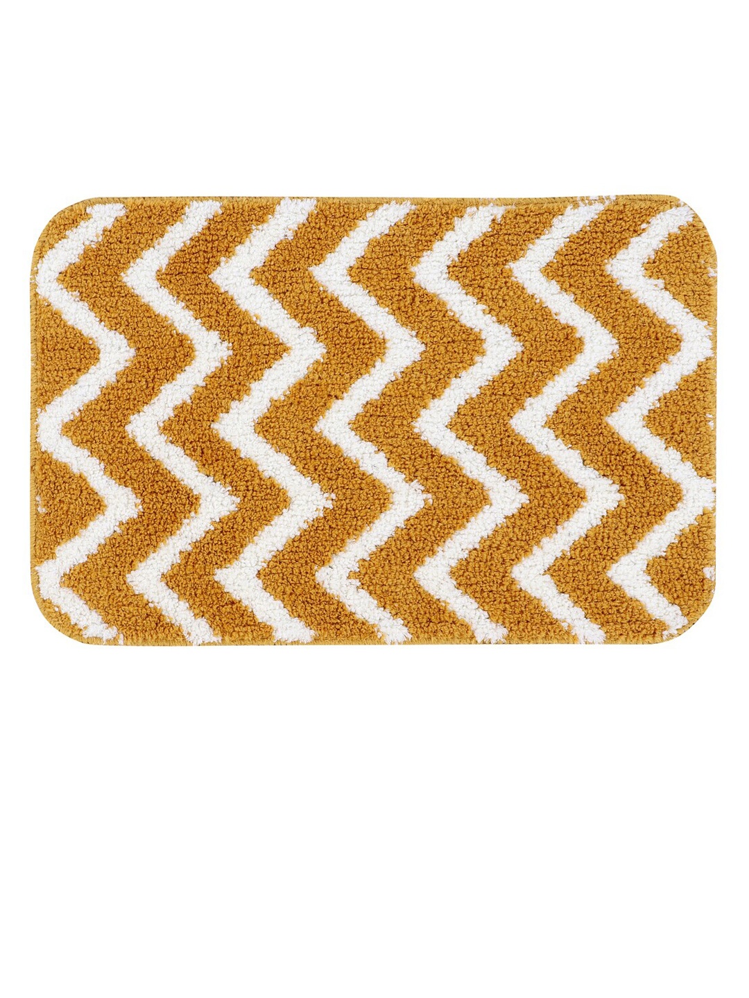 

Pano Chevron Mustard Yellow & White 1000 GSM Anti-Slip Bath Mat