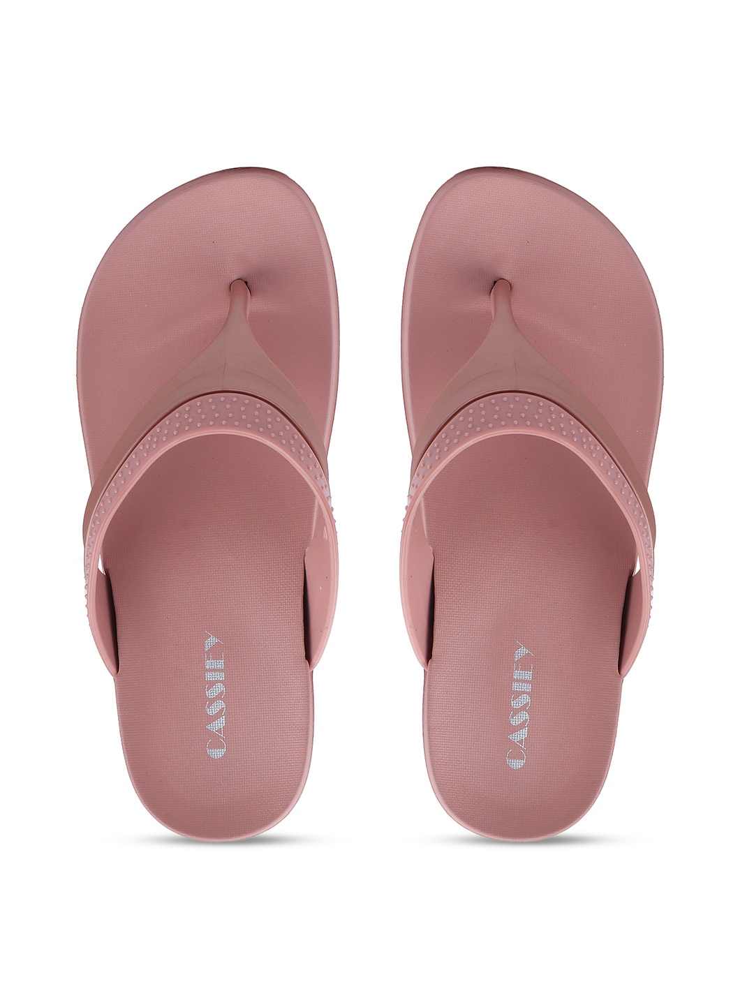 CASSIEY Women Rubber Thong Flip-Flops