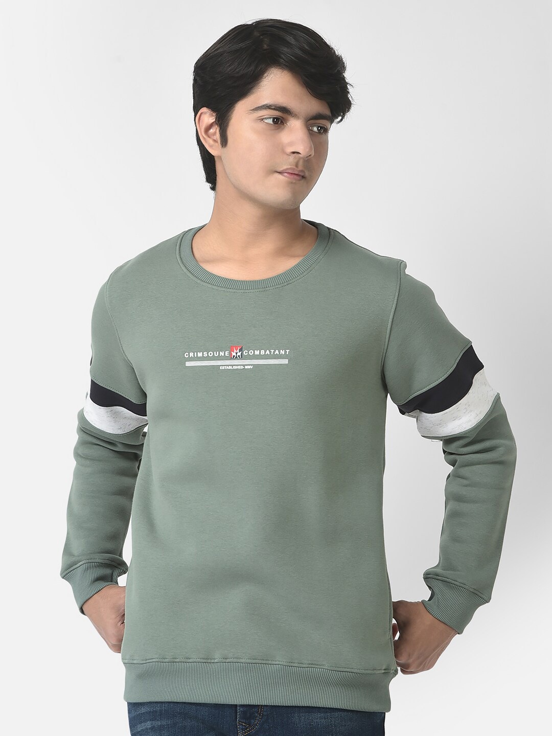 Crimsoune Club Boys Sweatshirt, Green