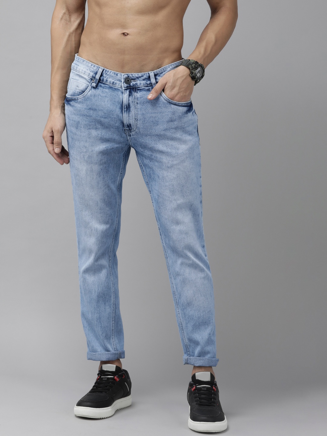 

Roadster Men Skinny Fit Light Fade Jeans, Blue