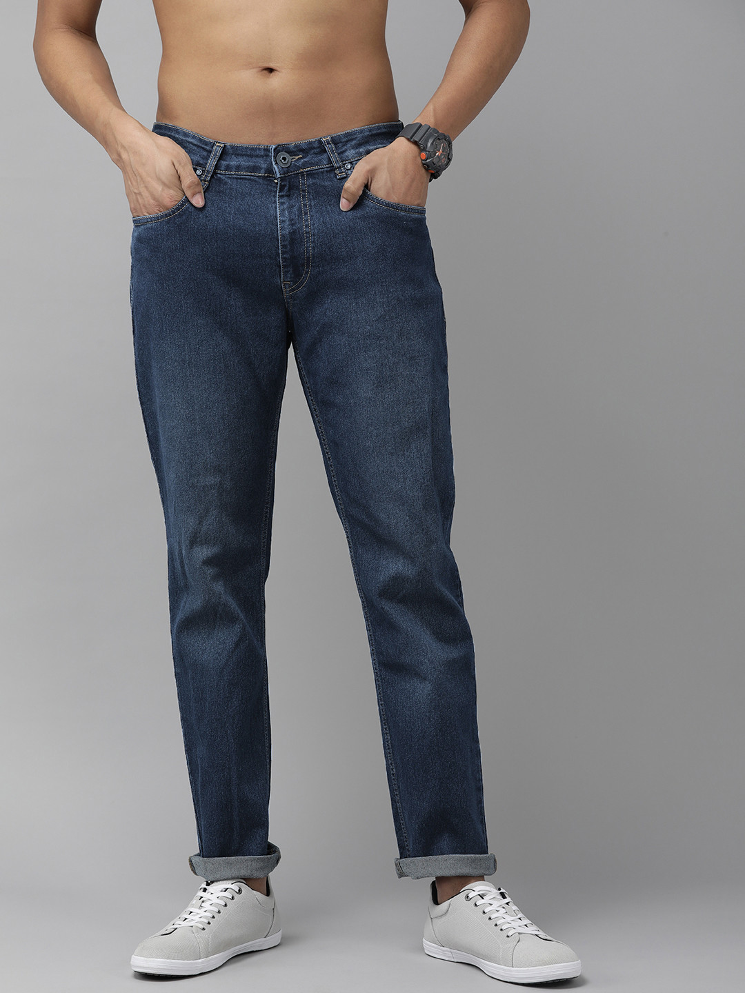 

Roadster Men Skinny Fit Jeans, Navy blue