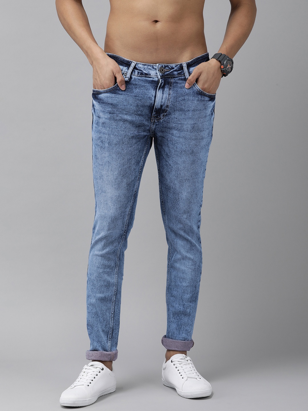 

Roadster Men Skinny Fit Light Fade Jeans, Blue