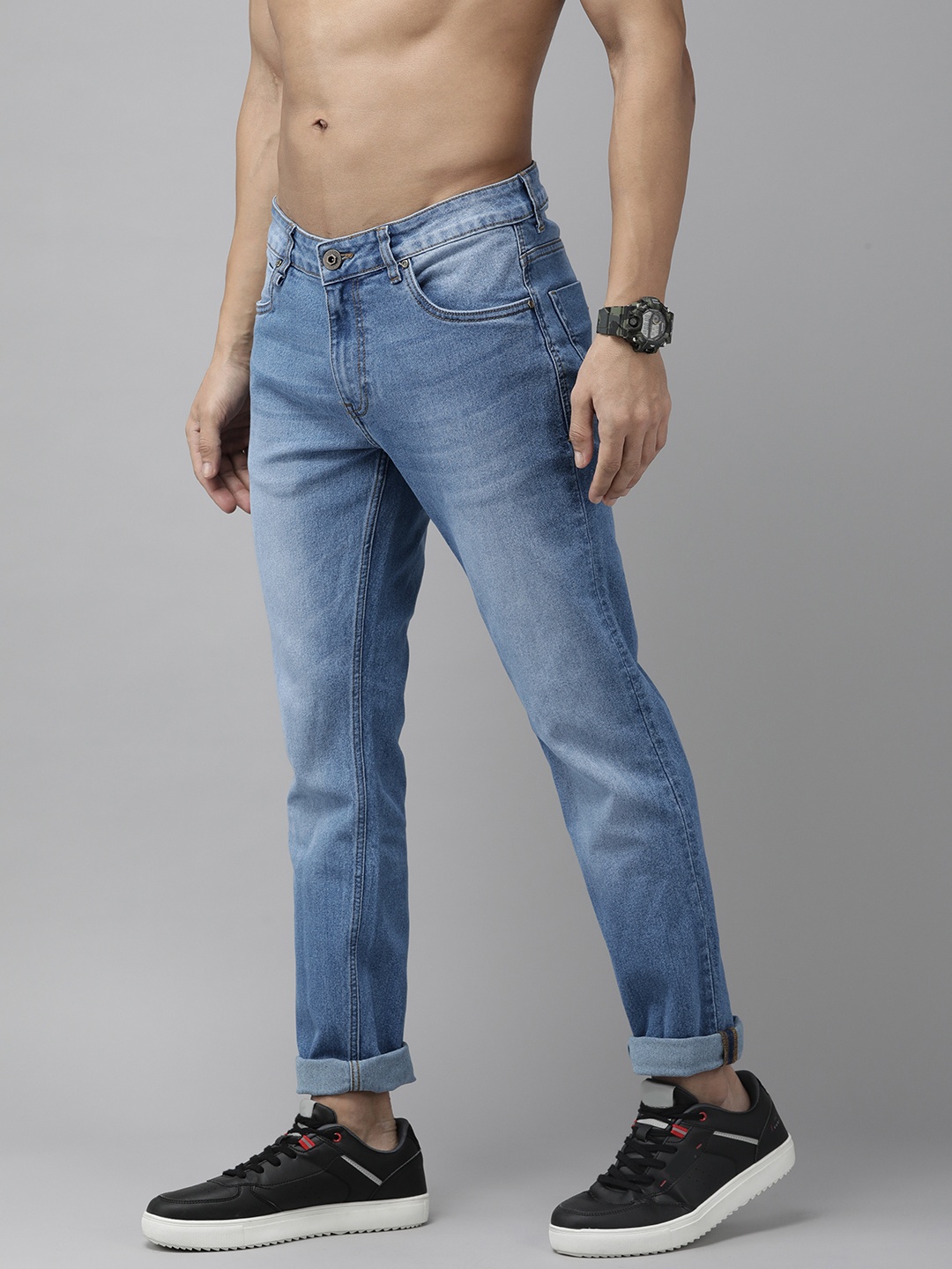 

Roadster Men Skinny Fit Light Fade Jeans, Blue