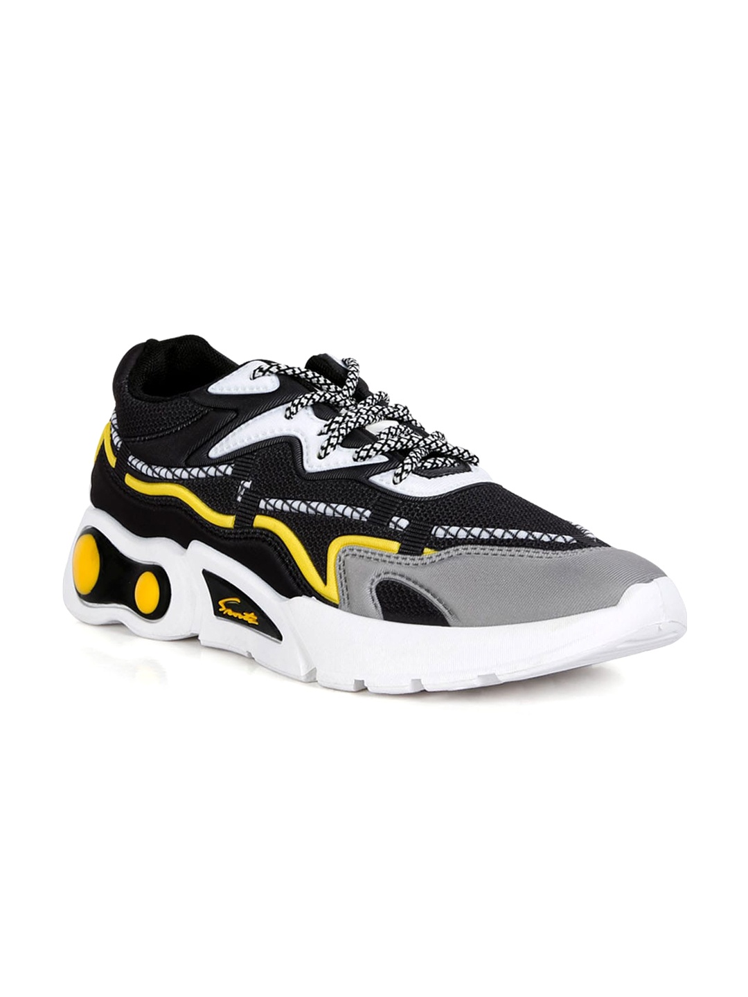 

London Rag Men Colourblocked Sneakers, Yellow