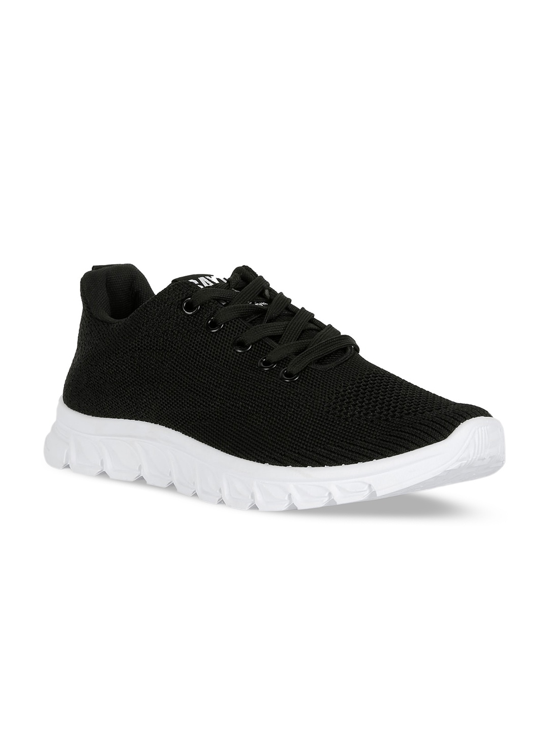 

London Rag Men Woven Design Sneakers, Black