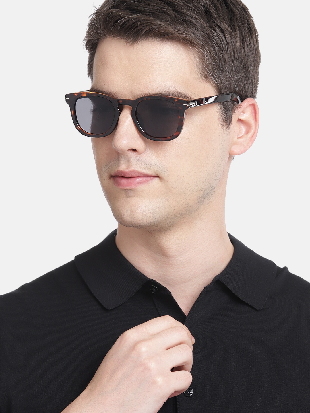 

Voyage Unisex Lens & Brown Square Sunglasses with UV Protected Lens 2203MG3916, Black