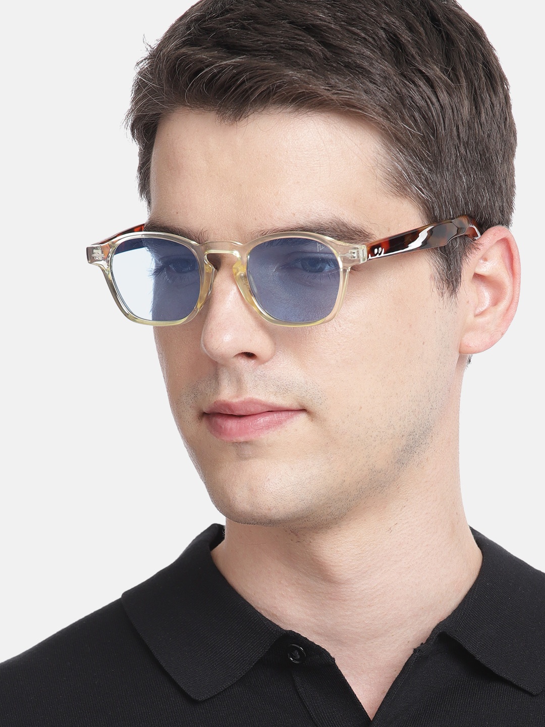 

Voyage Round Sunglasses With UV Protected Lens, Blue