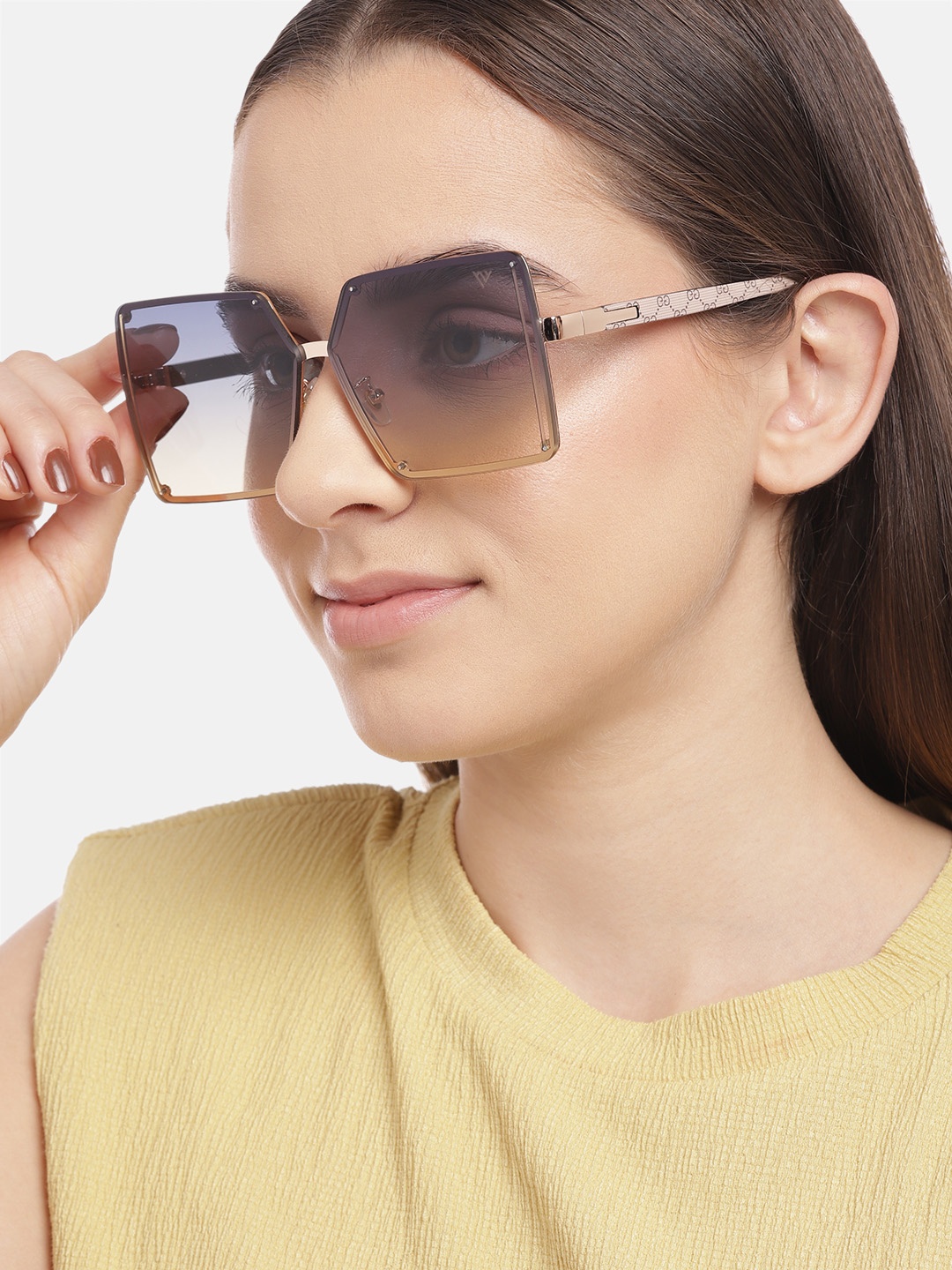 

Voyage Unisex Lens & Square Sunglasses with UV Protected Lens, Grey