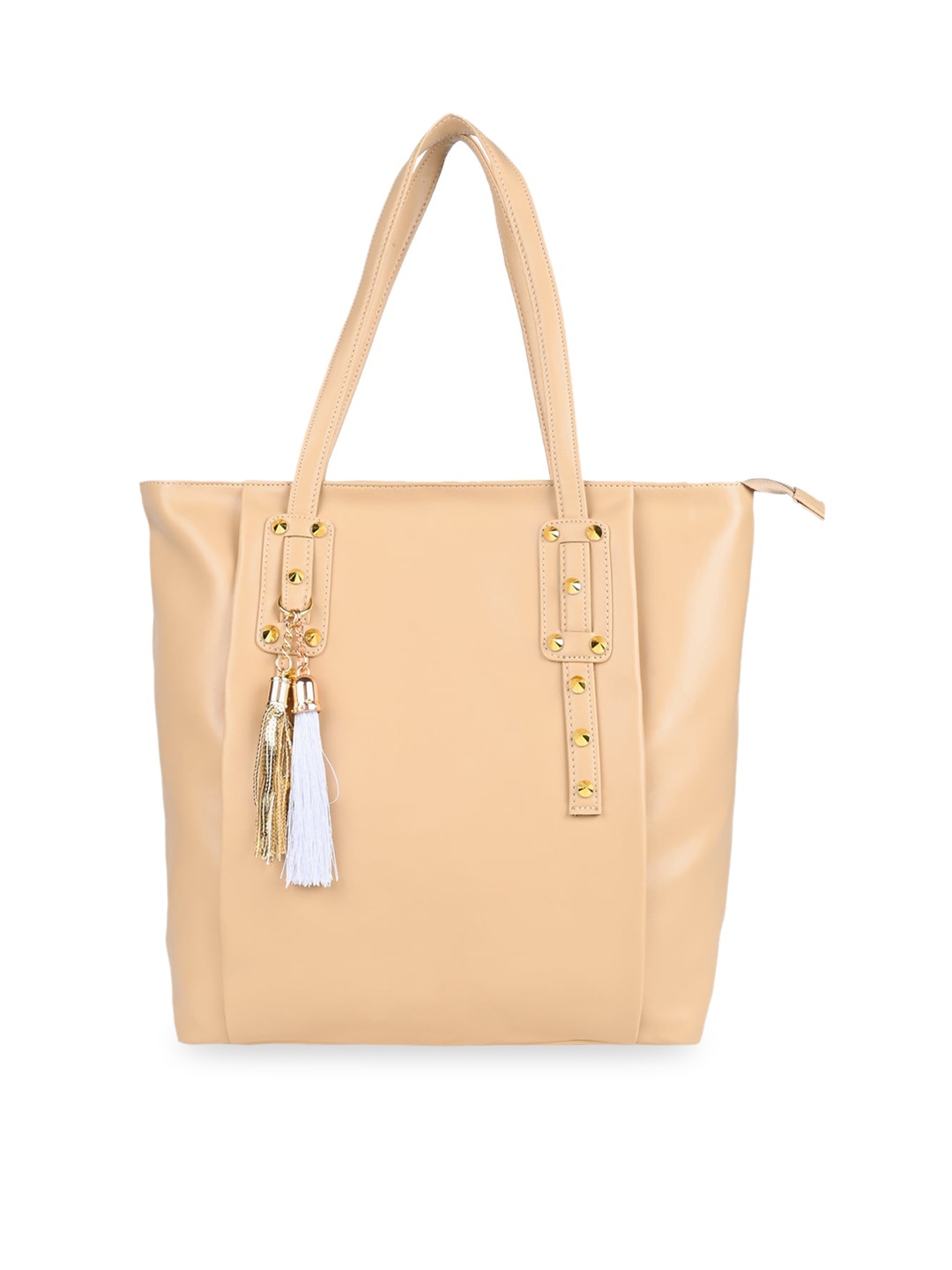 

Vdesi Oversized Structured Handheld Bag, Peach