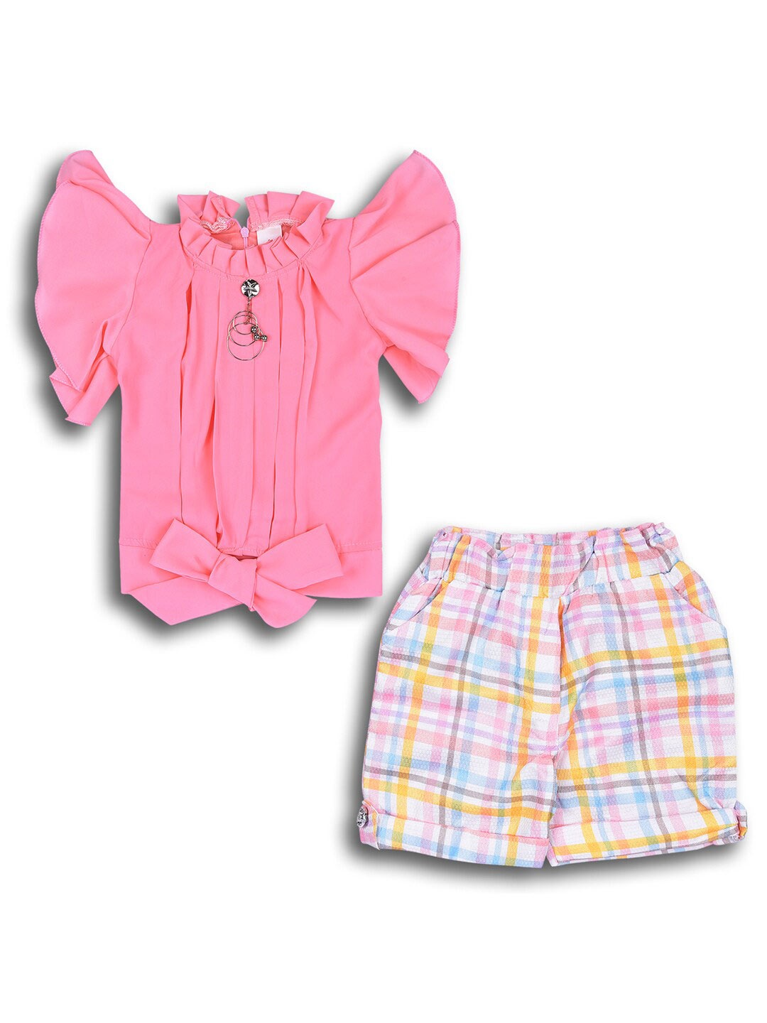 

Wish Karo Girls Top with Shorts, Pink