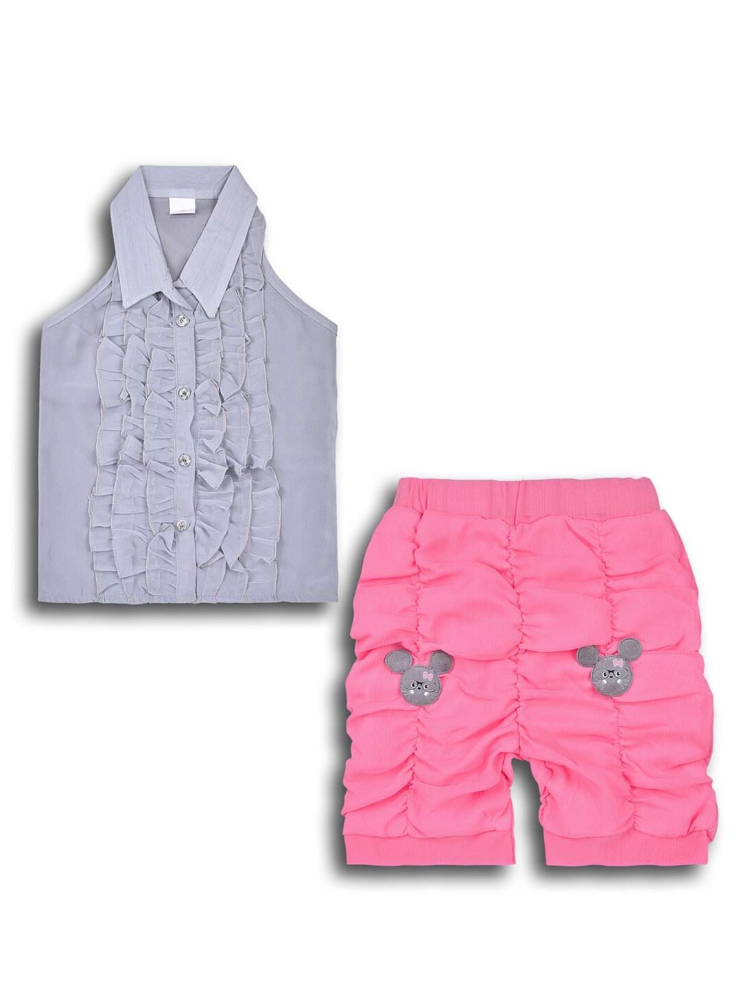 

Wish Karo Girls Top with Shorts, Pink