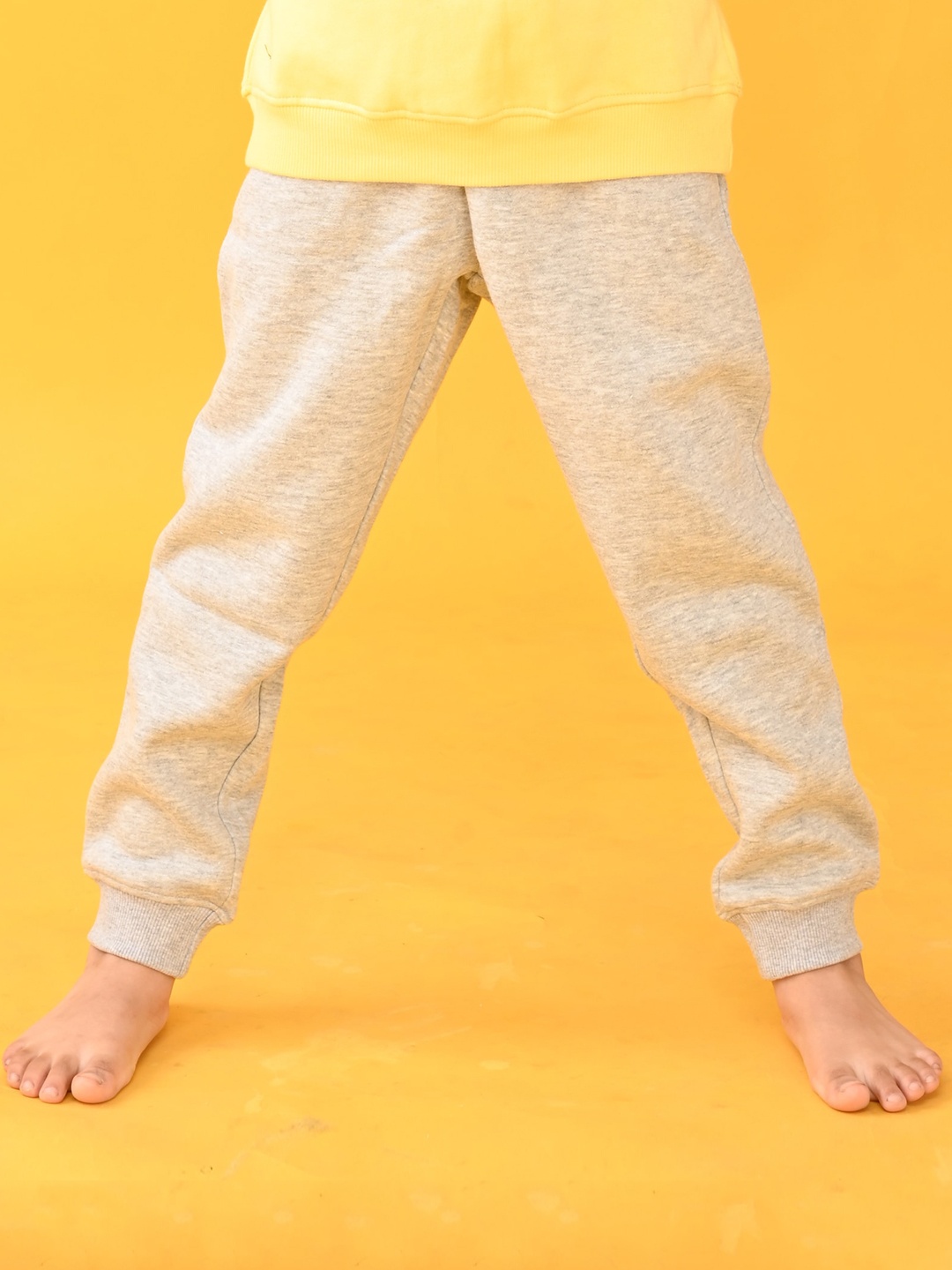 

Anthrilo Boys Relaxed High-Rise Easy Wash Fleece Joggers, Grey