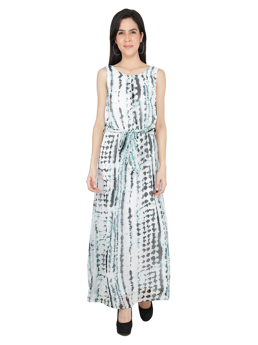 

TSM Tie and Dye Dyed Maxi Dress, White