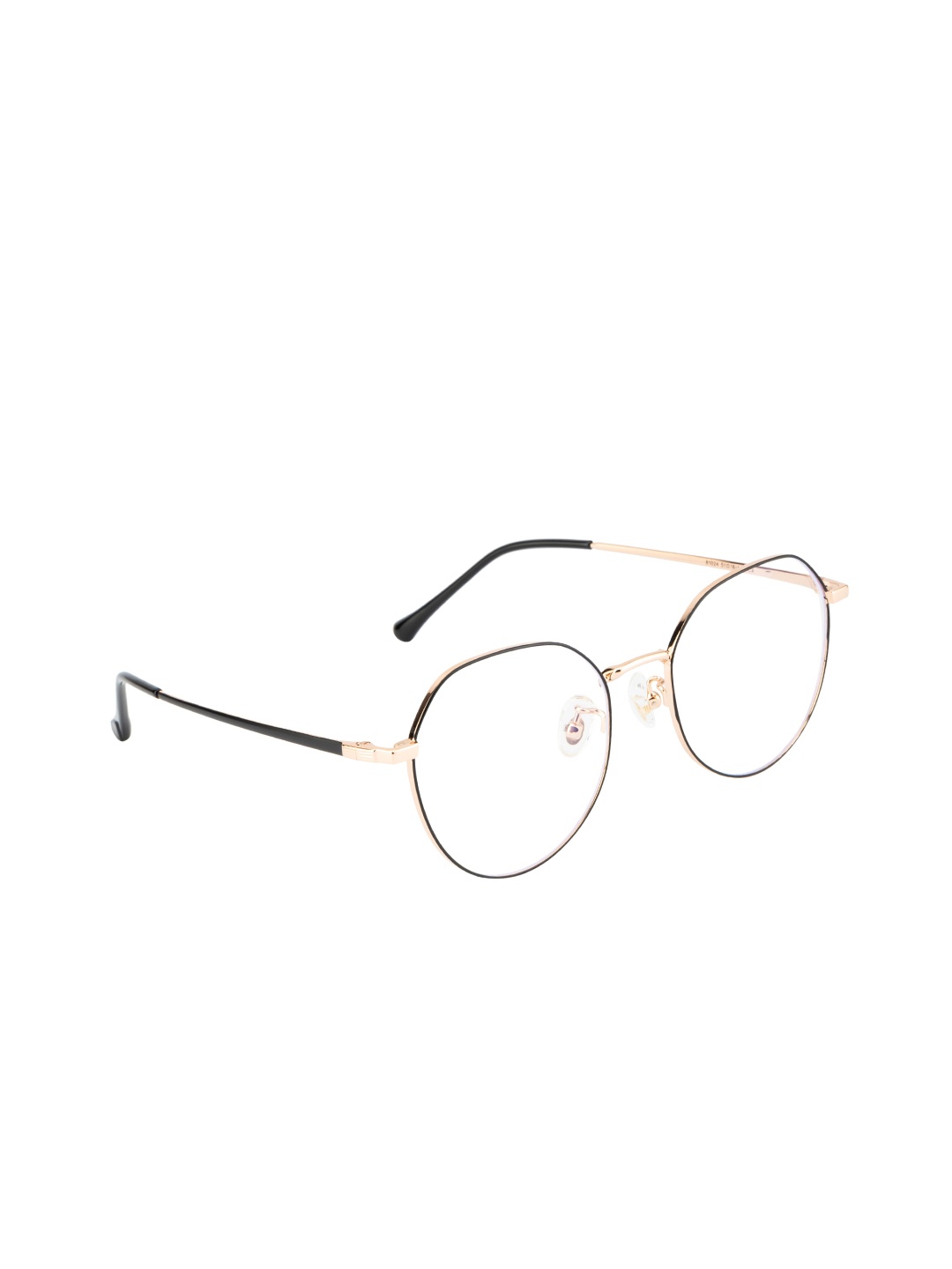 

Ted Smith Full Rim Hard Case Round Frames- TSF-81024_C4, Black