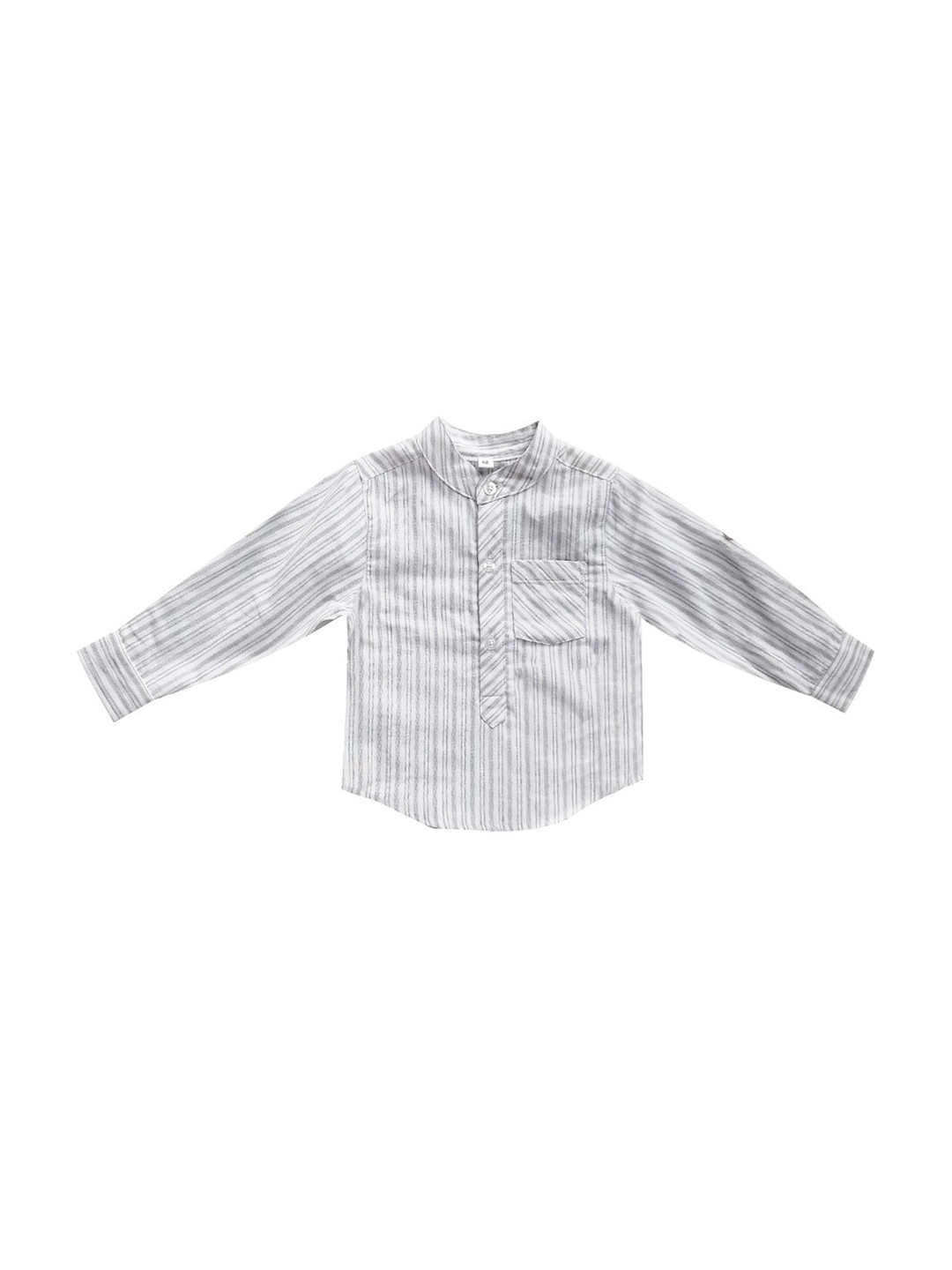 

milou Infants Boys Striped Cotton Casual Shirt, White