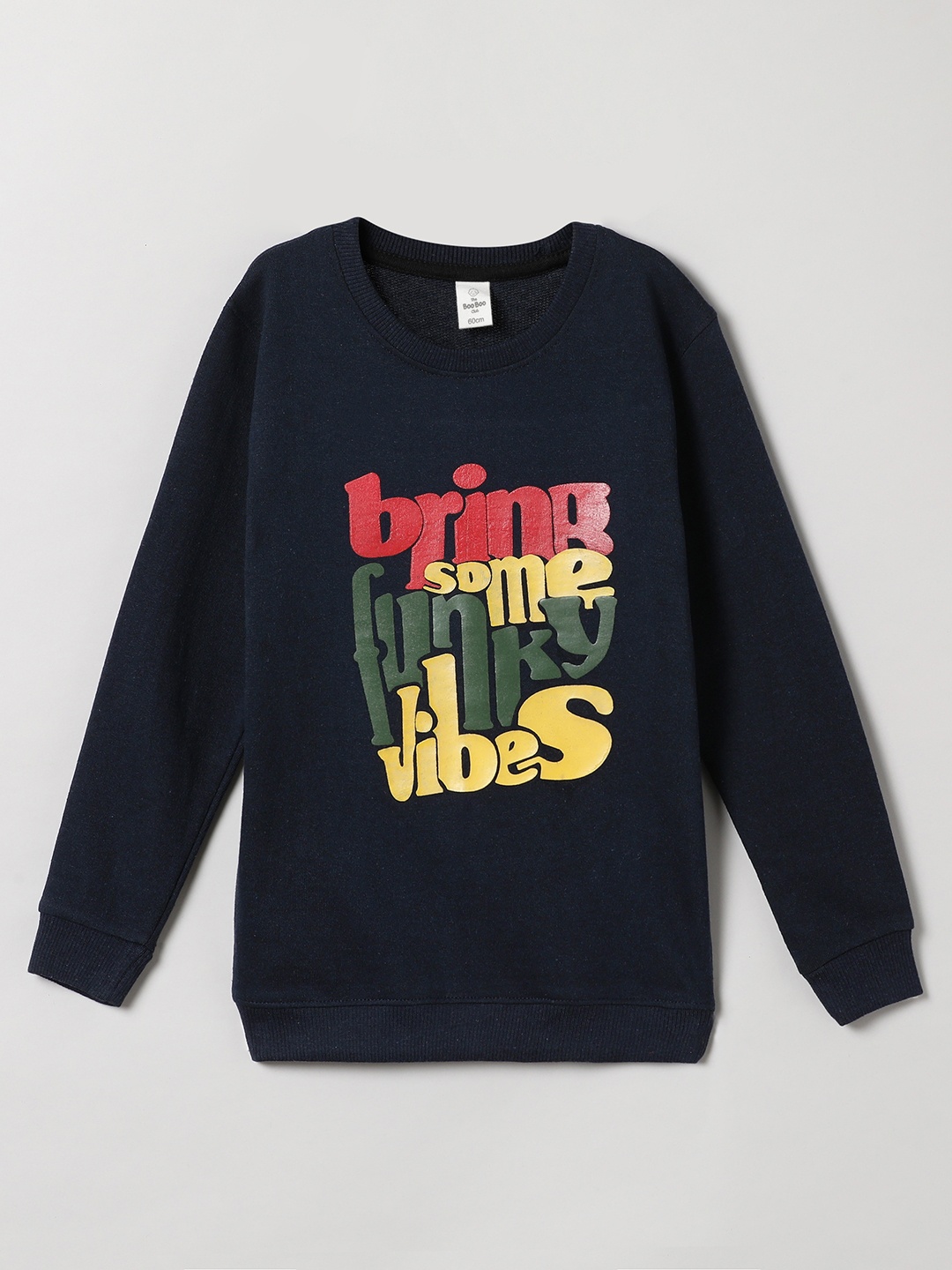 

The Boo Boo Club Kids Cotton Printed Sweatshirt, Navy blue