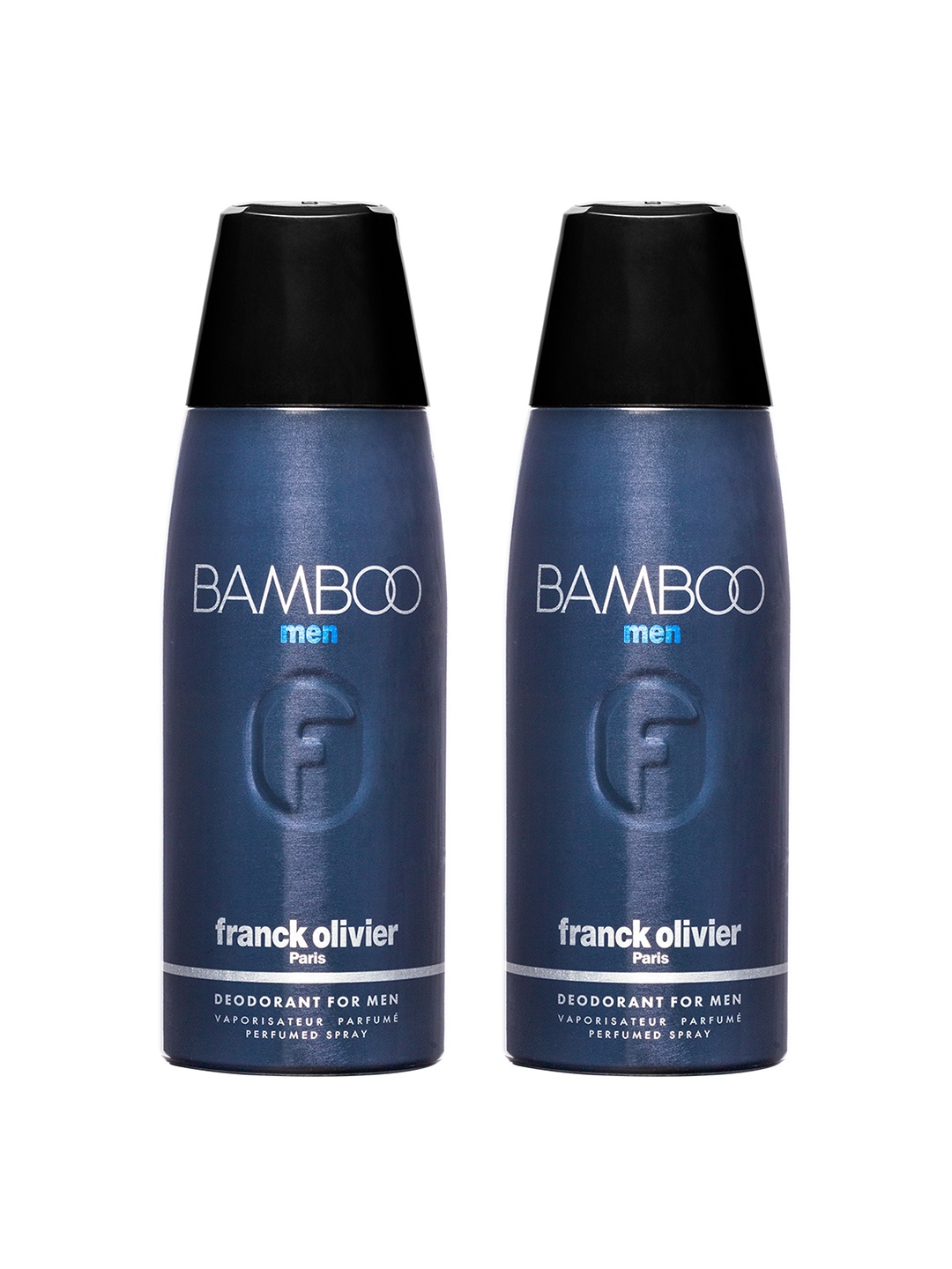 

Franck Olivier Men Set of 2 Bamboo Odour Control Deodorant Spray - 250 ml each, Blue