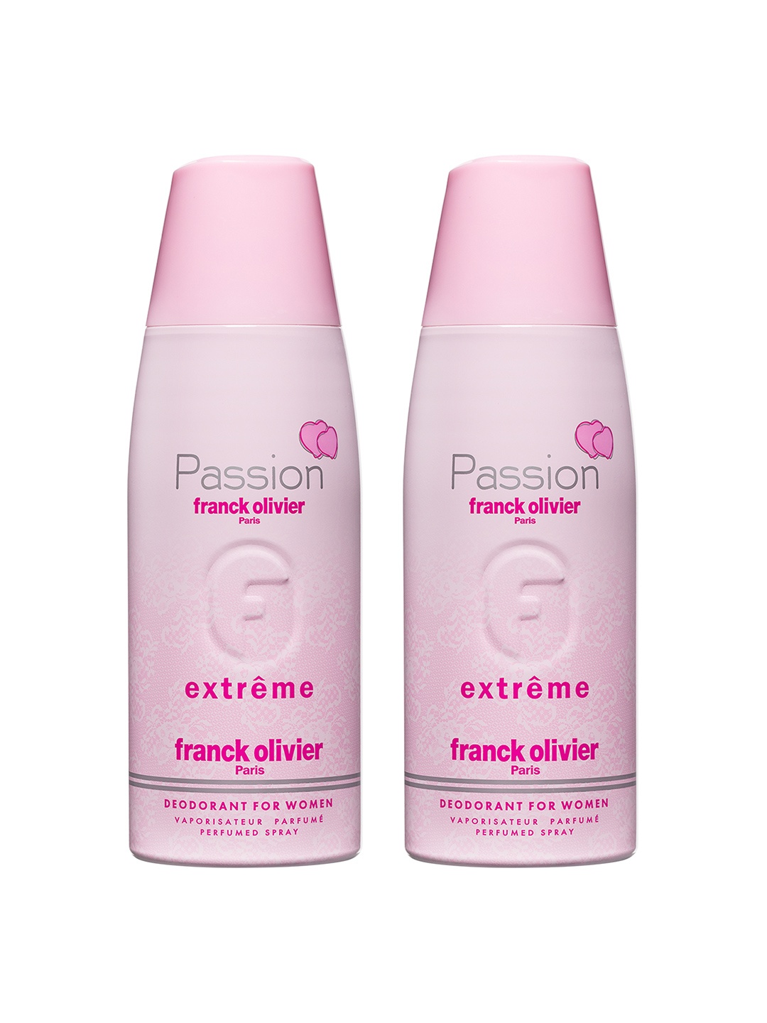 

Franck Olivier Set Of 2 Passion Extreme Deodorant Spray - 250 ml Each, Pink