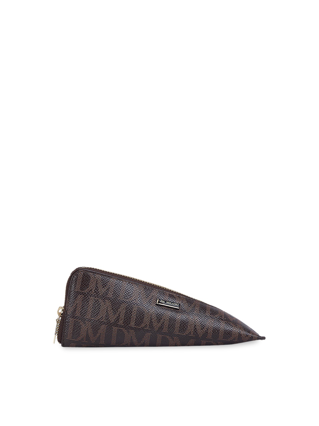 

Da Milano Men Printed Travel Pouch, Brown