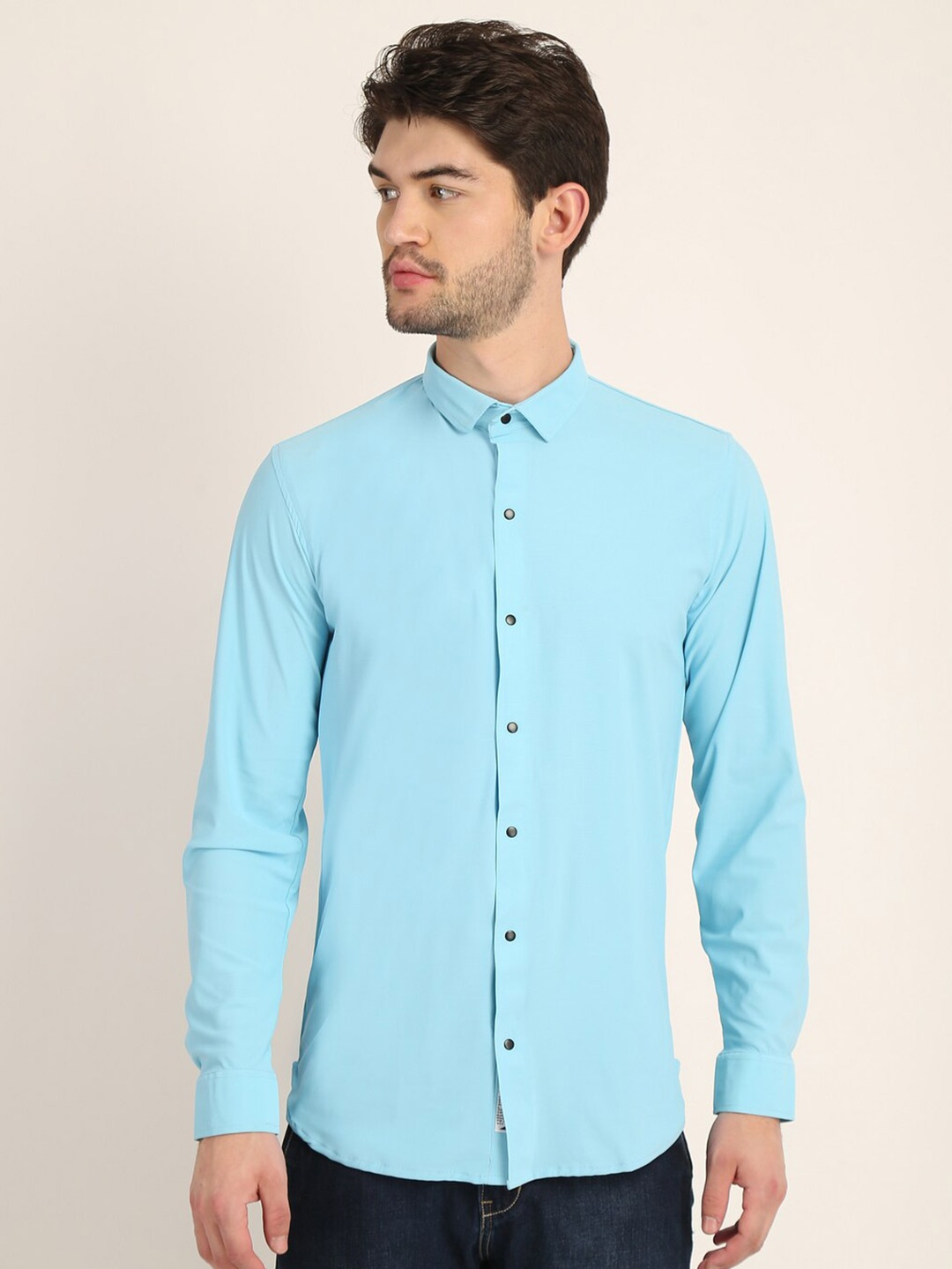 

COLVYNHARRIS JEANS Men Slim Fit Casual Shirt, Blue