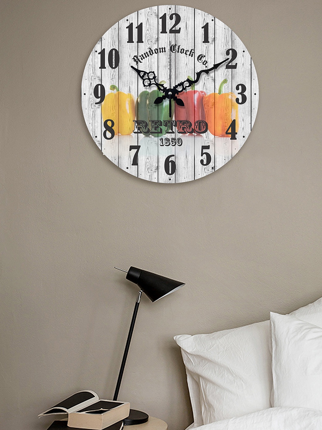 

RANDOM Off-White Analogue 36.8 cm Wall Clock