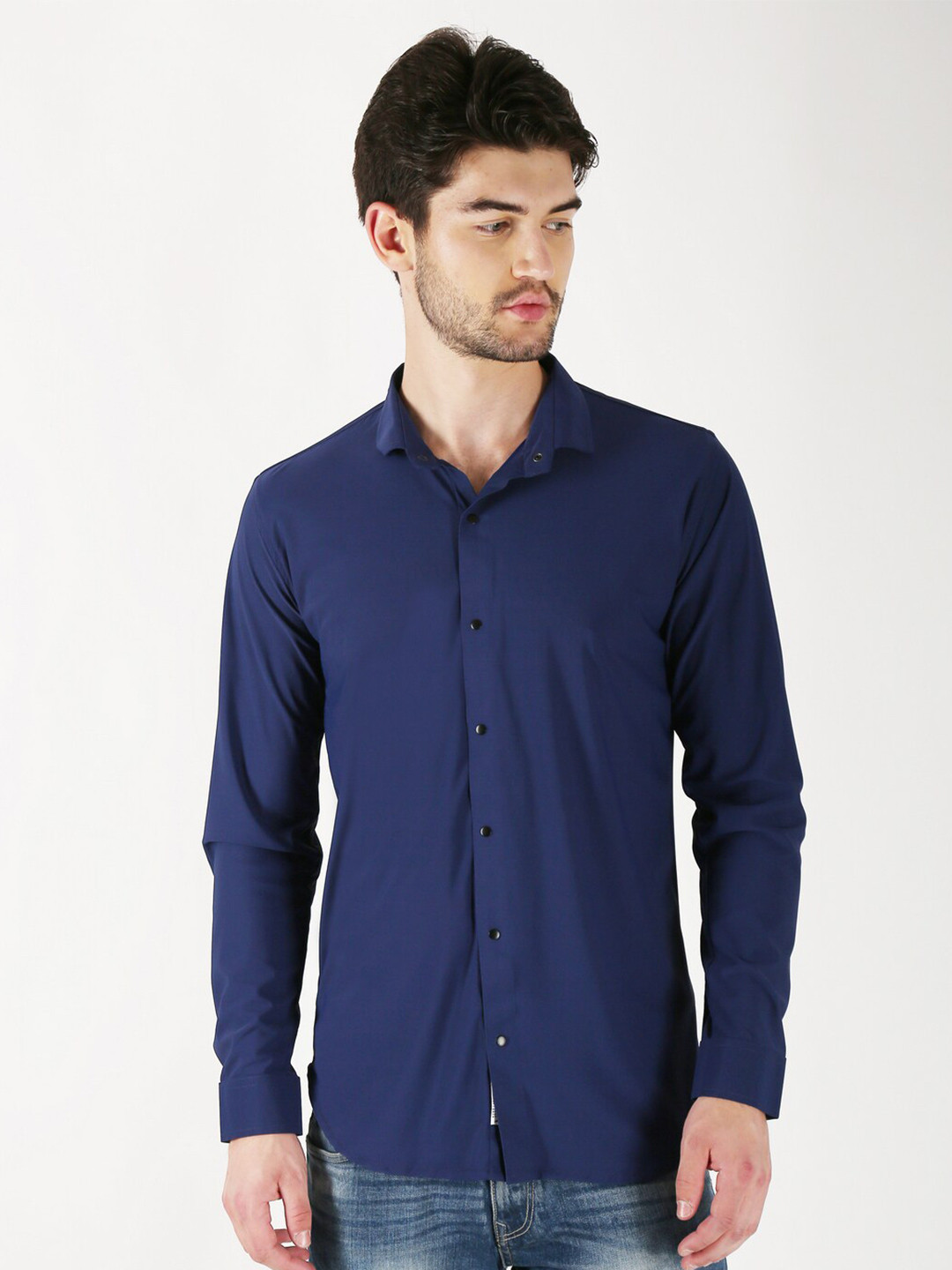 

COLVYNHARRIS JEANS Men Slim Fit Casual Shirt, Blue