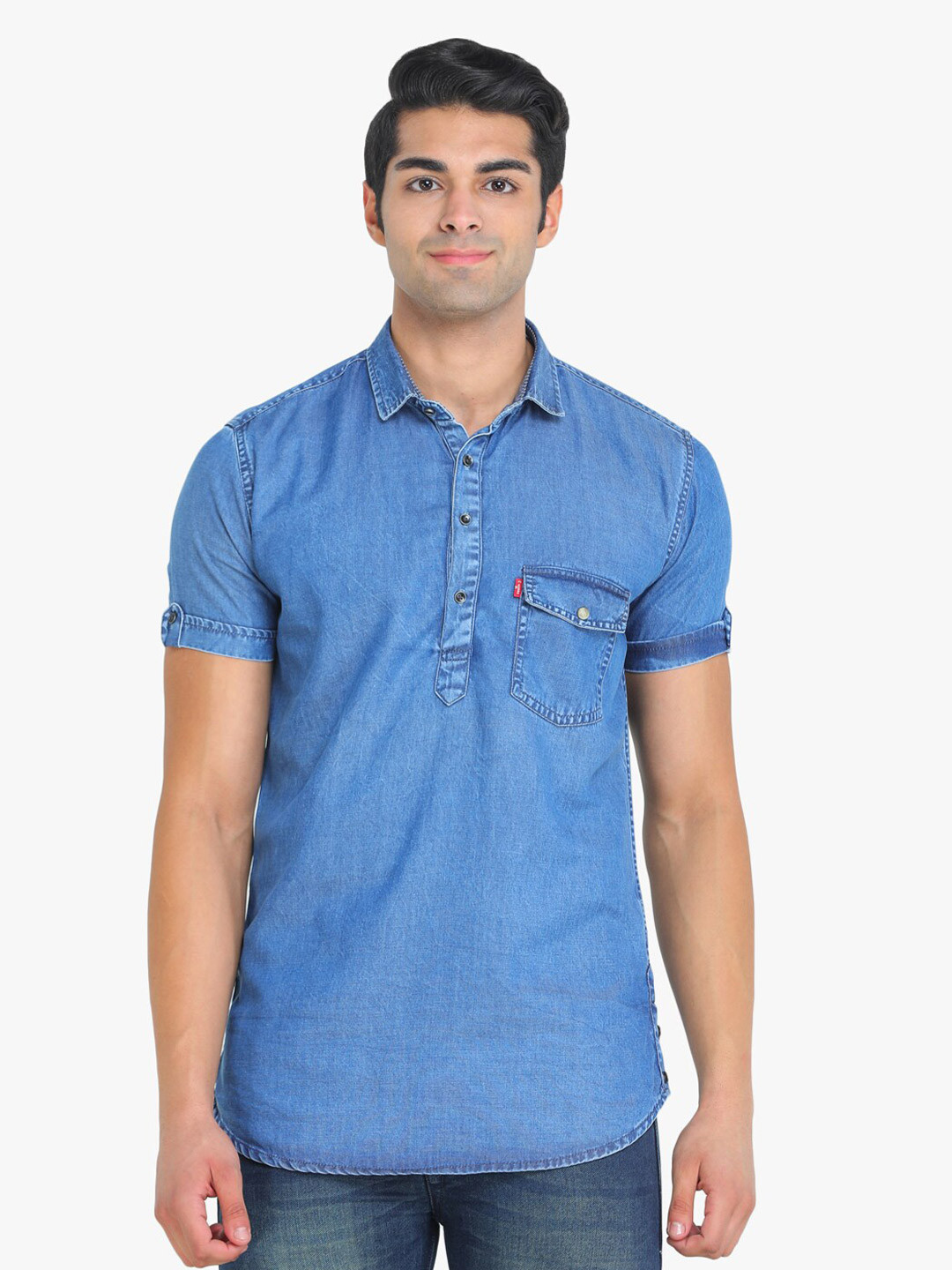

COLVYNHARRIS JEANS Men Slim Fit Casual Shirt, Blue