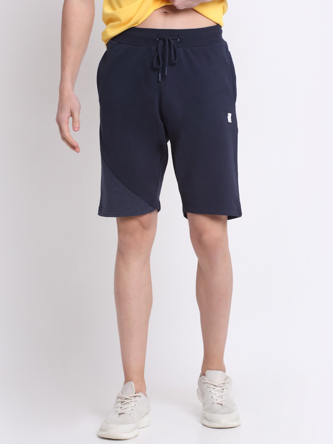 

HARBOR N BAY Men Cotton Sports Shorts, Navy blue