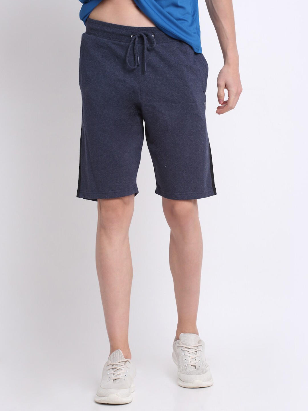 

HARBOR N BAY Men Outdoor Cotton Sports Shorts, Navy blue