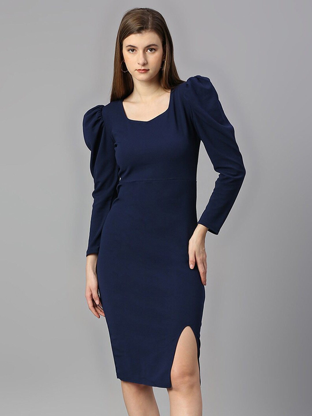 

WESTHOOD Bodycon Sheath Dress, Blue