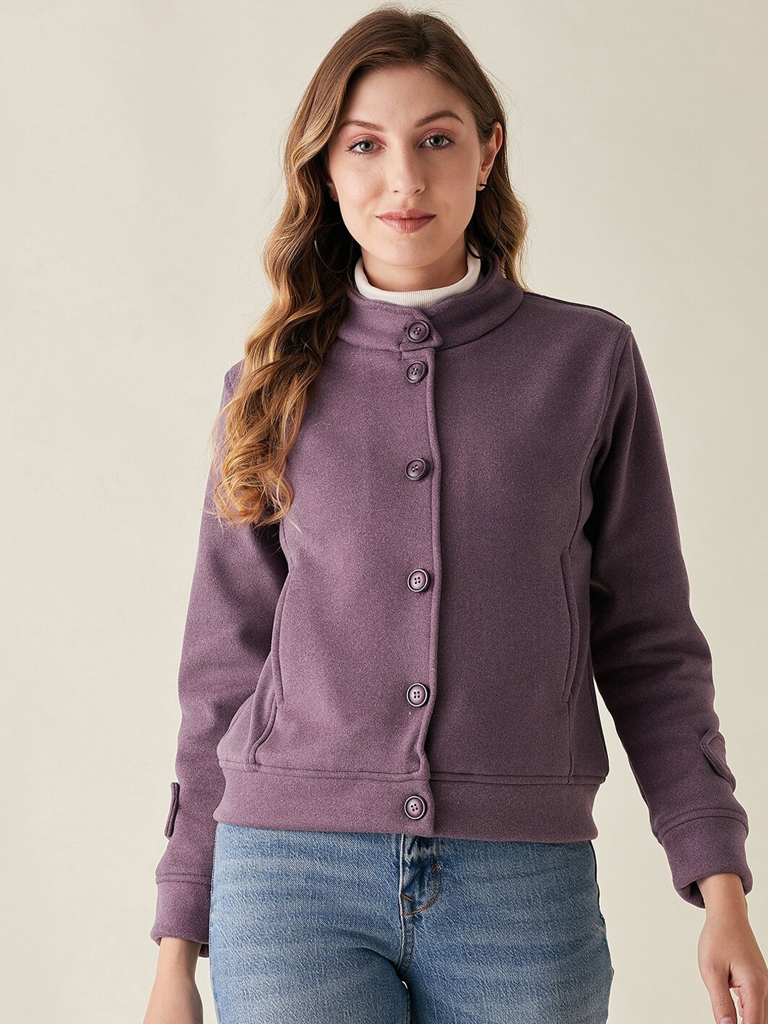 Modeve Women Lightweight Tailored Jacket, Mauve