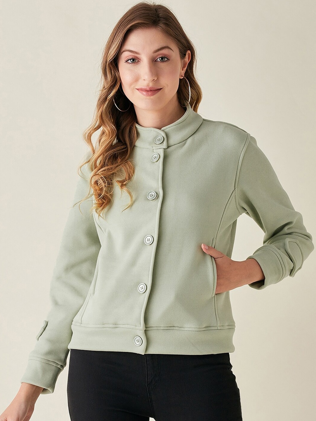 

Modeve Women Lightweight Tailored Jacket, Sea green