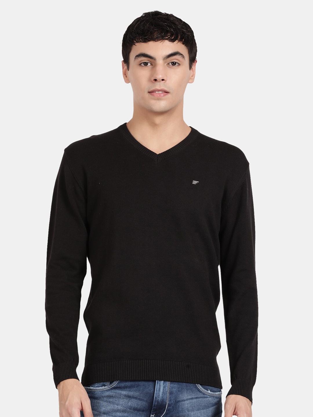 

t-base Men Cotton Pullover, Black