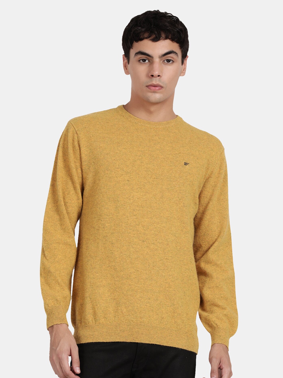 

t-base Men Cotton Pullover, Gold