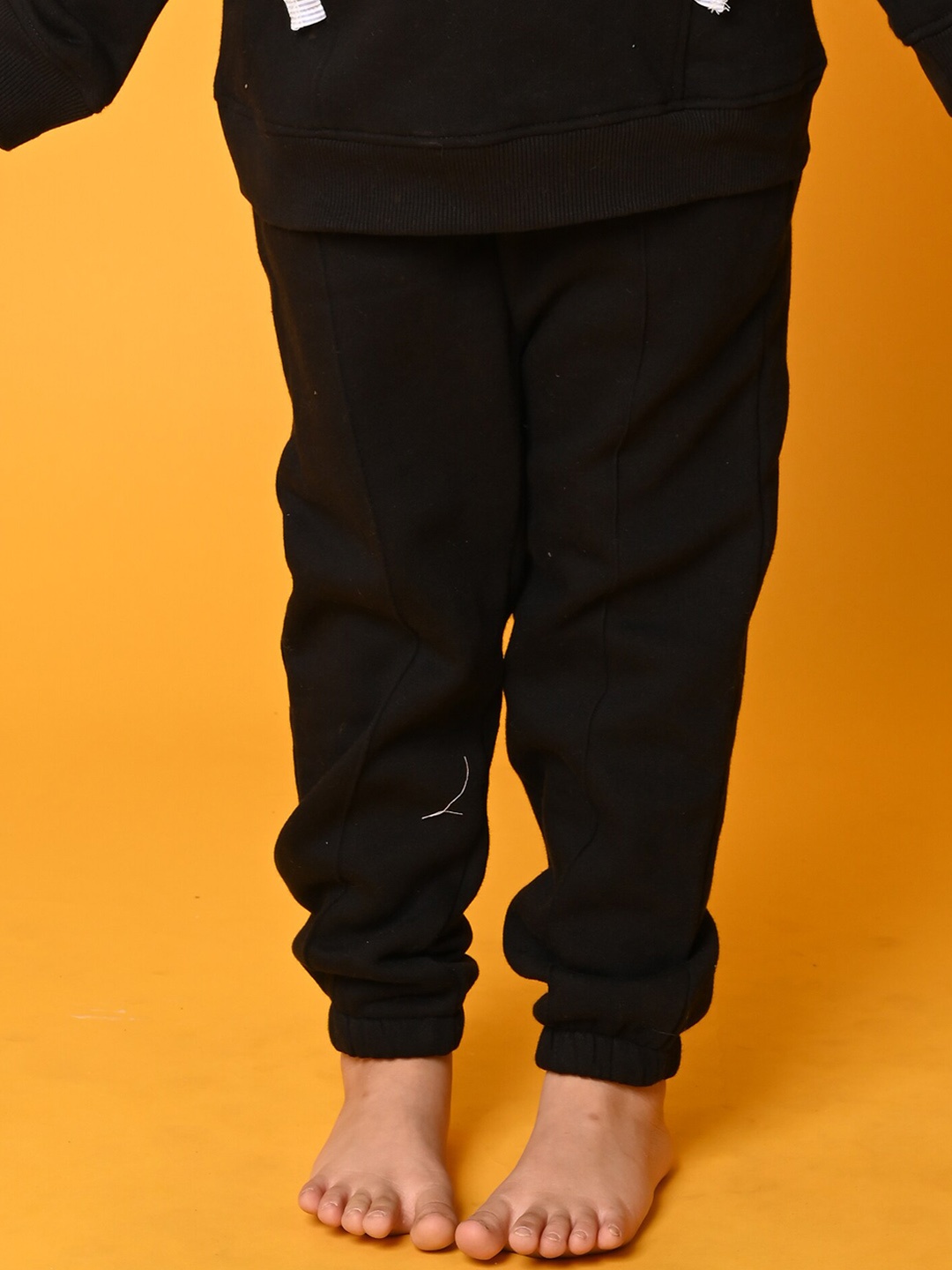 

Anthrilo Girls Fleece Relaxed-Fit Jogger, Black