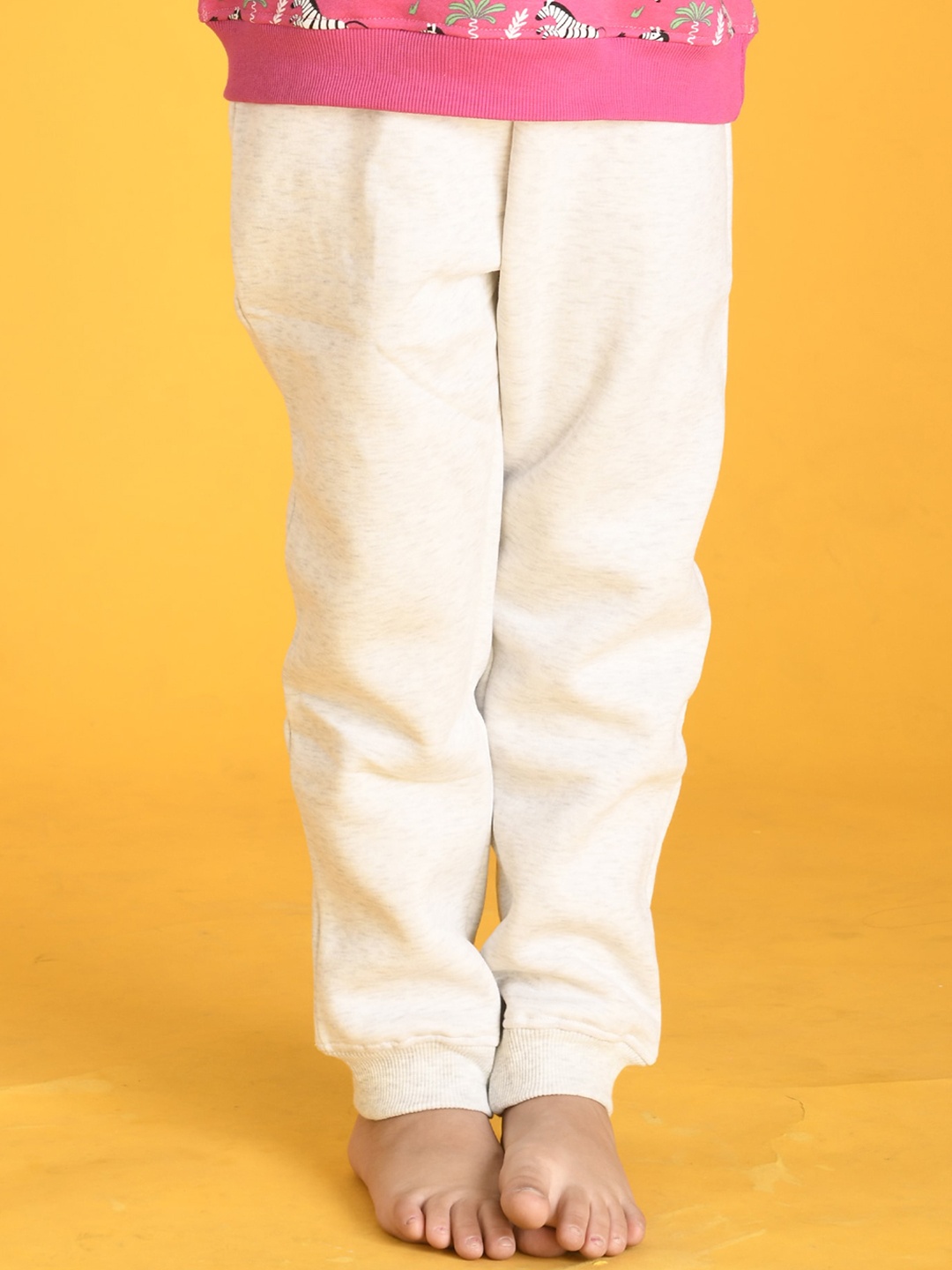 

Anthrilo Girls Fleece Relaxed-Fit Jogger, Beige