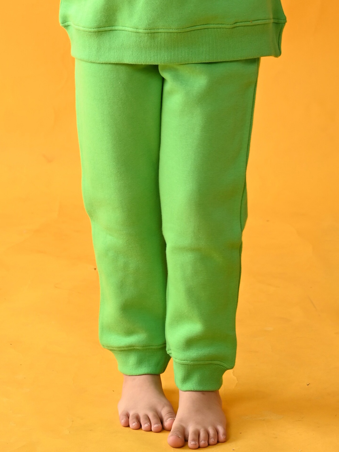 

Anthrilo Girls Fleece Relaxed Comfort-Fit Joggers, Green