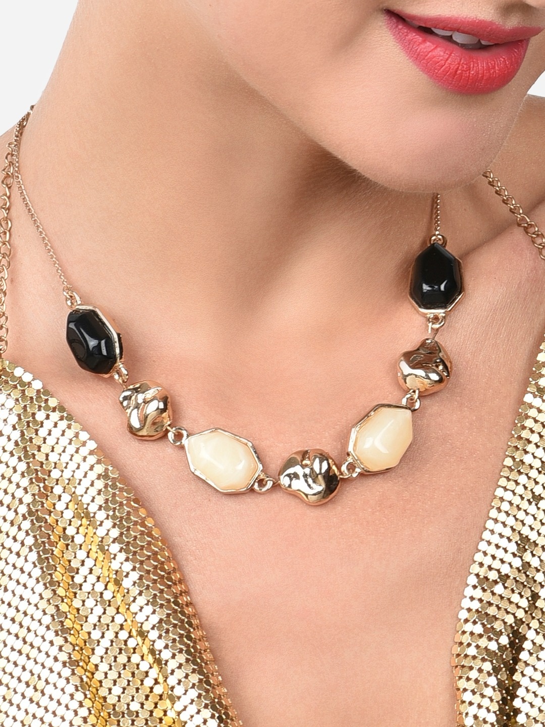 

Zaveri Pearls Gold-Plated Necklace