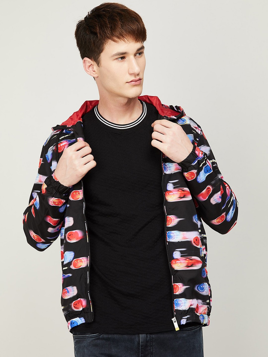 

SmileyWorld Men Tailored Jacket, Black