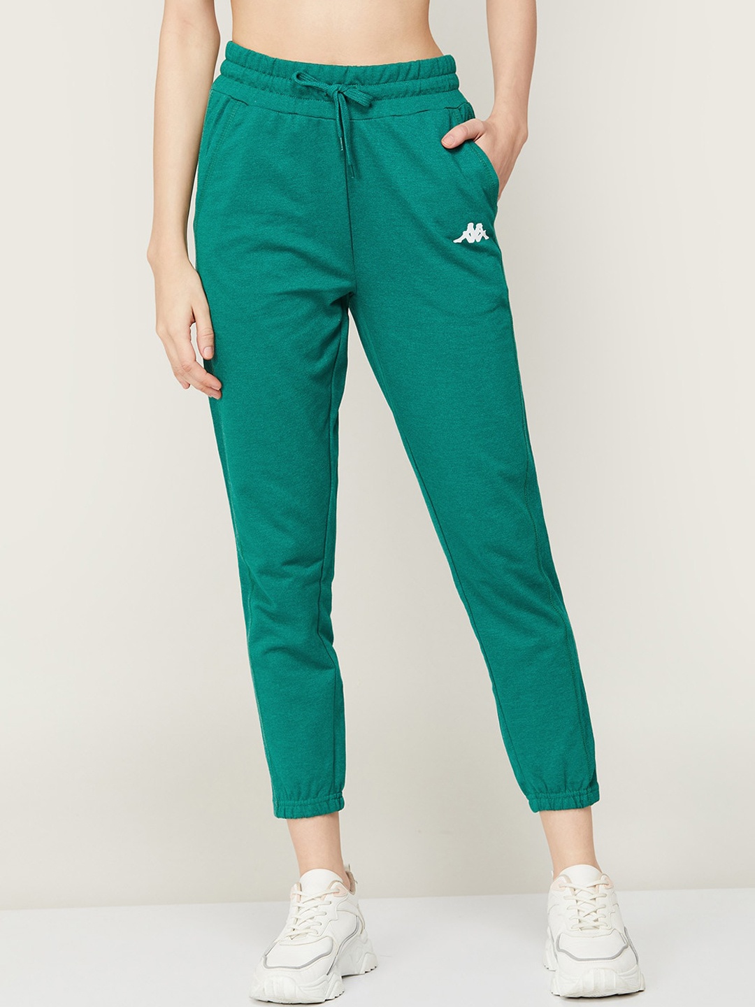 

Kappa Women Regular-Fit Cotton Joggers, Green