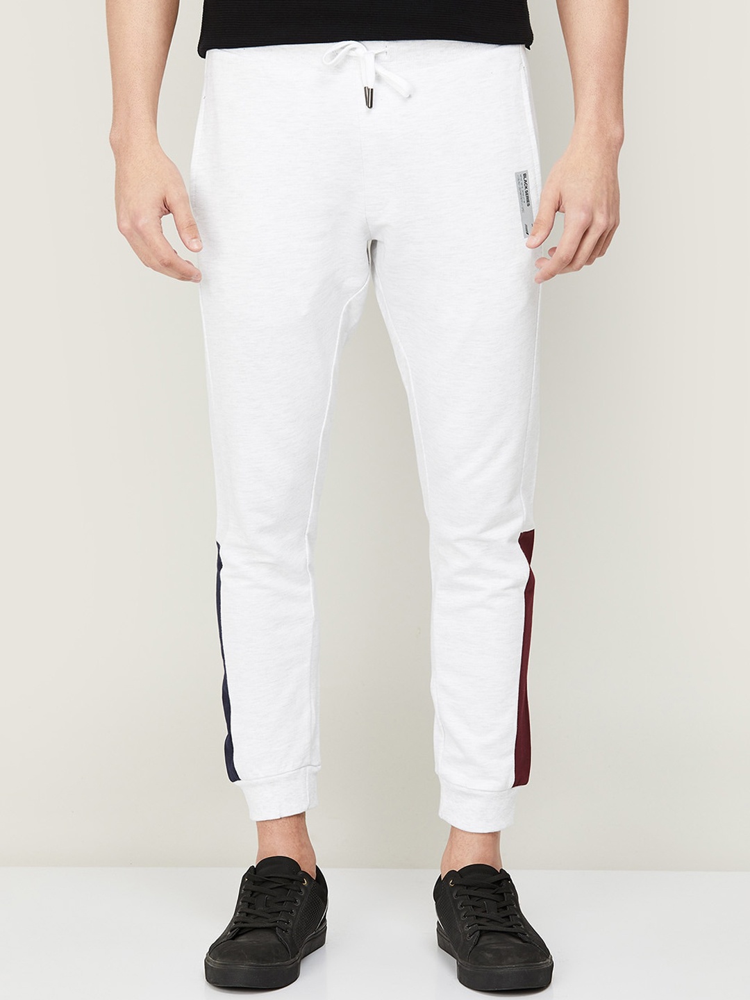 

Bossini Men Slim-Fit Track Pant, White